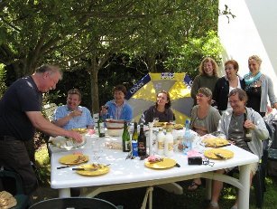 D�jeuner dans le jardin