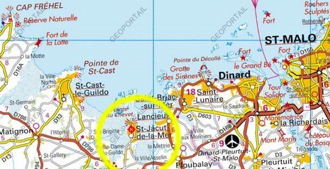 carte de Saint-Jacut-de-la-Mer