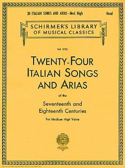 24 Italian Songs and Arias (Schirmer)